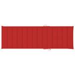 Sonnenliegen-Auflage 3005774-3 Rot - Breite: 70 cm