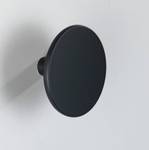 Bad-Aufhänger 8 cm, schwarze Matte Schwarz - Keramik - 5 x 8 x 8 cm