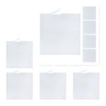 24 x Bodenschutzmatte weiß Weiß - Kunststoff - 60 x 1 x 60 cm