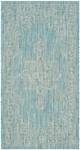 In & Outdoor Teppich Mirabelle Blau - Grau - 80 x 150 cm
