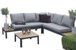 Lounge Sofa Set LOTUS Grau - Metall - 250 x 75 x 250 cm