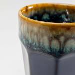 Tasses à expresso Lio (lot de 4) Bleu - Pierre - 6 x 8 x 6 cm