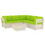 Garten-Lounge-Set (6-teilig) 3016490-13 Grün - Hellgrün