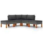 Garten-Sofa-Set (5-teilig) 3009634-2 Grau