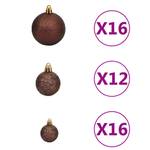 Boules de Noël (lot de 100) 295555 Bronze - Marron - Doré