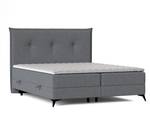 Boxspringbett Menzzo Graphit - Breite: 160 cm