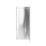 Medizinschrank EMERGENCY Edelstahl L Silber - Glas - Metall - 30 x 30 x 12 cm