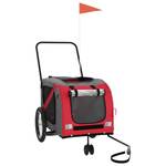 Remorque vélo pour chien 3028771-2 Rouge - 68 x 72 x 134 cm