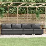 Salon de jardin (lot de 4) 3013629-14 Anthracite - Gris - 280 x 280 cm