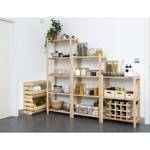 Etagère en kit profondeur 40 cm Natura Beige - Bois manufacturé - 65 x 171 x 40 cm