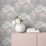 Papier peint Romantic Dream Gris - Rosé - Blanc