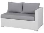 Set de jardin XXL Gris - Blanc - Polyrotin - 325 x 65 x 220 cm