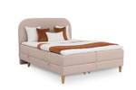 Boxspringbett Alto Pink - Breite: 160 cm