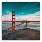 Wandbilder Golden Gate Bridge T眉rkis