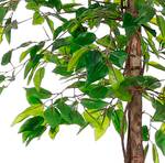 Plante artificielle Ficus Vert - Métal - Matière plastique - Bois massif - 50 x 150 x 50 cm