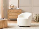 Fauteuil DAVIK Noir - Crème - Blanc