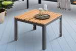 Gartentisch ORLANDO LOUNGE Braun - Metall - Kunststoff - 60 x 42 x 60 cm