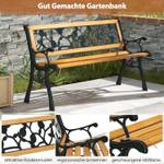 Gartenbank ZB33444DE Braun - Holzwerkstoff - 52 x 74 x 126 cm