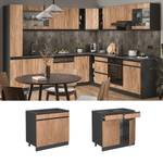 Meuble cuisine R-Line 39723 Anthracite - Imitation chêne truffier de sonoma