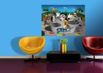 affiche Mickey Mouse Fibres naturelles - Textile - 160 x 110 x 110 cm