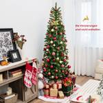 180cm Künstlicher Weihnachtsbaum Grün - Kunststoff - 74 x 180 x 74 cm