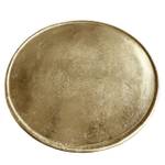 Beistelltisch Kairo 41x48cm rund gold Gold - Metall - 41 x 48 x 41 cm