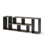 Standregal Tetris 2er Set Grau - Holzwerkstoff - 113 x 57 x 30 cm