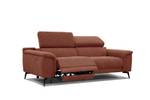 Relaxsofa Fiero 3-Sitzer Dunkelorange