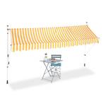 Marquise de balcon sans perçage Largeur : 400 cm