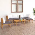 Garten-Lounge-Set Braun - Massivholz - Holzart/Dekor - 55 x 35 x 90 cm