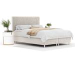 Boxspringbett Casone Ecru - Breite: 200 cm