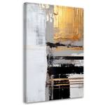 KUNSTDRUCK Golden Textured Serenity 3 80 x 120 cm