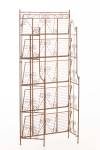 Standregal Ciara Braun - Metall - 75 x 173 x 35 cm
