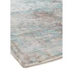 Tapis de salon moderne fait main BYGAT Bleu clair - 200 x 290 cm