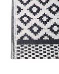 Teppich NARLI Schwarz - Weiß - Textil - 180 x 180 x 240 cm