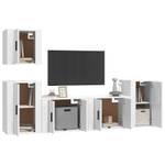 TV-Schrank 5er Set D196 Weiß - Holz teilmassiv - 35 x 40 x 57 cm