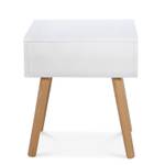 Chevet 1905 Blanc - Bois massif - Bois/Imitation - 40 x 46 x 40 cm