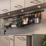Küchenbesteckhalter Titane Grau - Metall - 14 x 14 x 18 cm