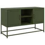 Highboard DE2139 Weiß - Metall - 39 x 107 x 36 cm