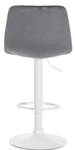 Tabouret de bar Divo Lot de 2 Gris lava