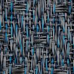 Vinyl-Badteppich Como Blau - Kunststoff - 180 x 1 x 500 cm