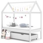 Cadre de lit pour enfants 77 x 146 cm - Blanc