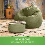 Tabouret  "Home Linen" 45x25cm Vert