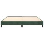 Cadre de lit 3016030-5 Vert foncé - 160 x 25 cm