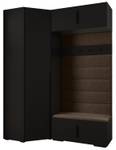 Garderobe Inova 1 Z21 Schwarz - Braun