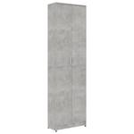 Flur Kleiderschrank 3002978 Grau - Raucheiche Dekor - Steingrau