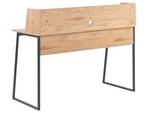 Schreibtisch GORUS Schwarz - Braun - Holzwerkstoff - 120 x 101 x 59 cm