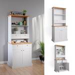 Armoire haute Bergamo 38150 Blanc - Largeur : 80 cm