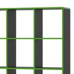 Meuble de rangement cube Karree 37207 Noir - Vert