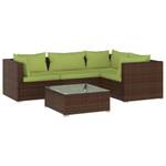 Salon de jardin (lot de 5) 3013632-13 Marron - Vert